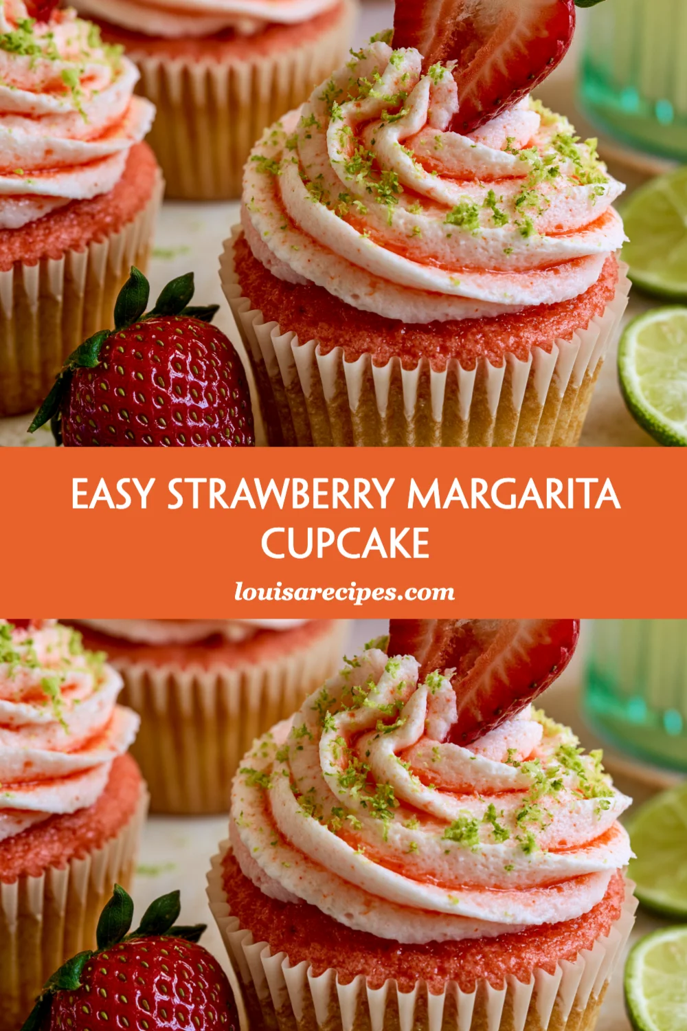 Delight in Summer with Easy Strawberry Margarita Cupcakes - A Perfect Party Treat!