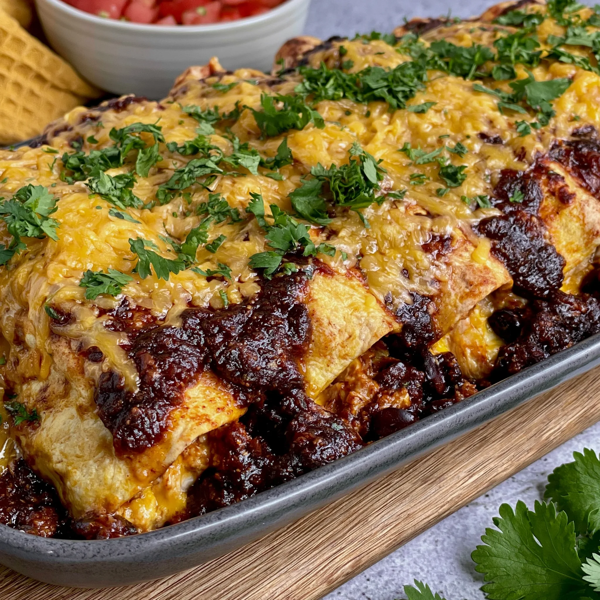 Freezer-Friendly Turkey and Black Bean Enchiladas Recipe