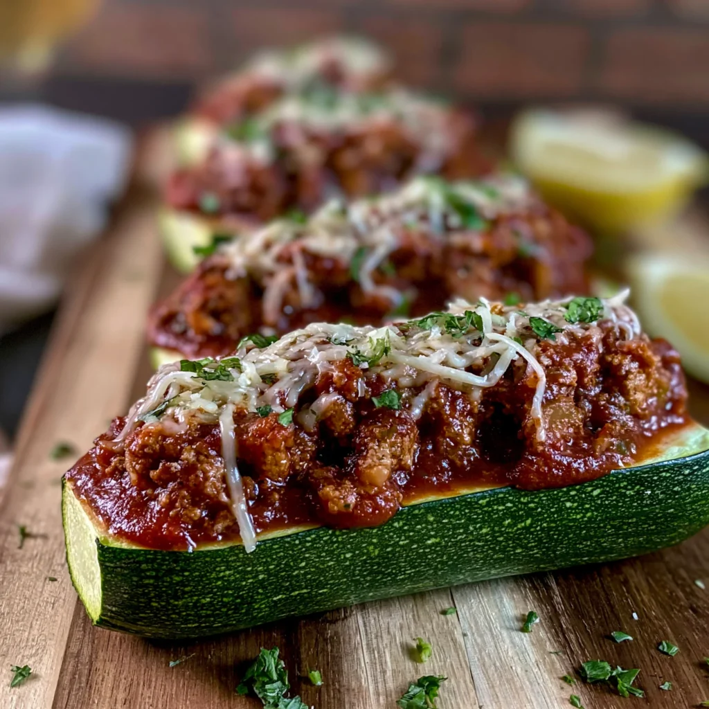 Ground Turkey Stuffed Zucchini Boats Recipe (Easy and Flavor-Packed!)