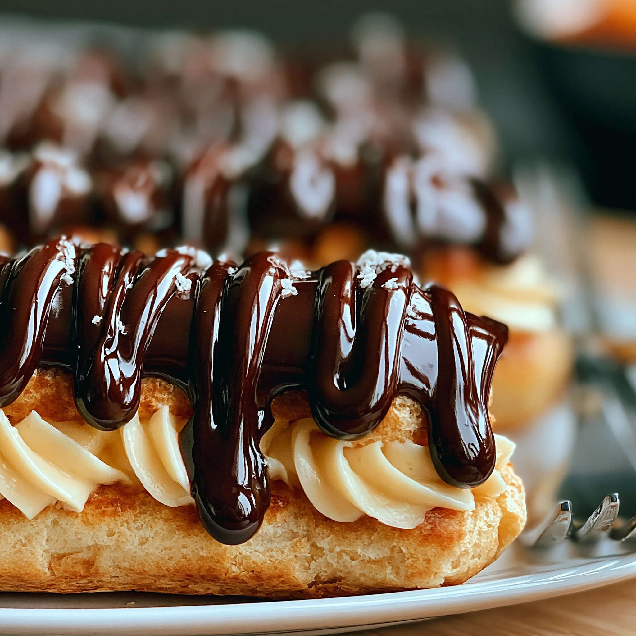 Indulgent Chocolate-Dipped Mini Éclairs Recipe