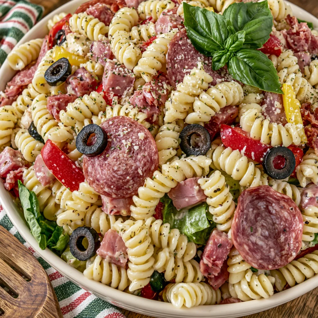 Italian Grinder Pasta Salad Recipe (Fresh and Flavorful!)