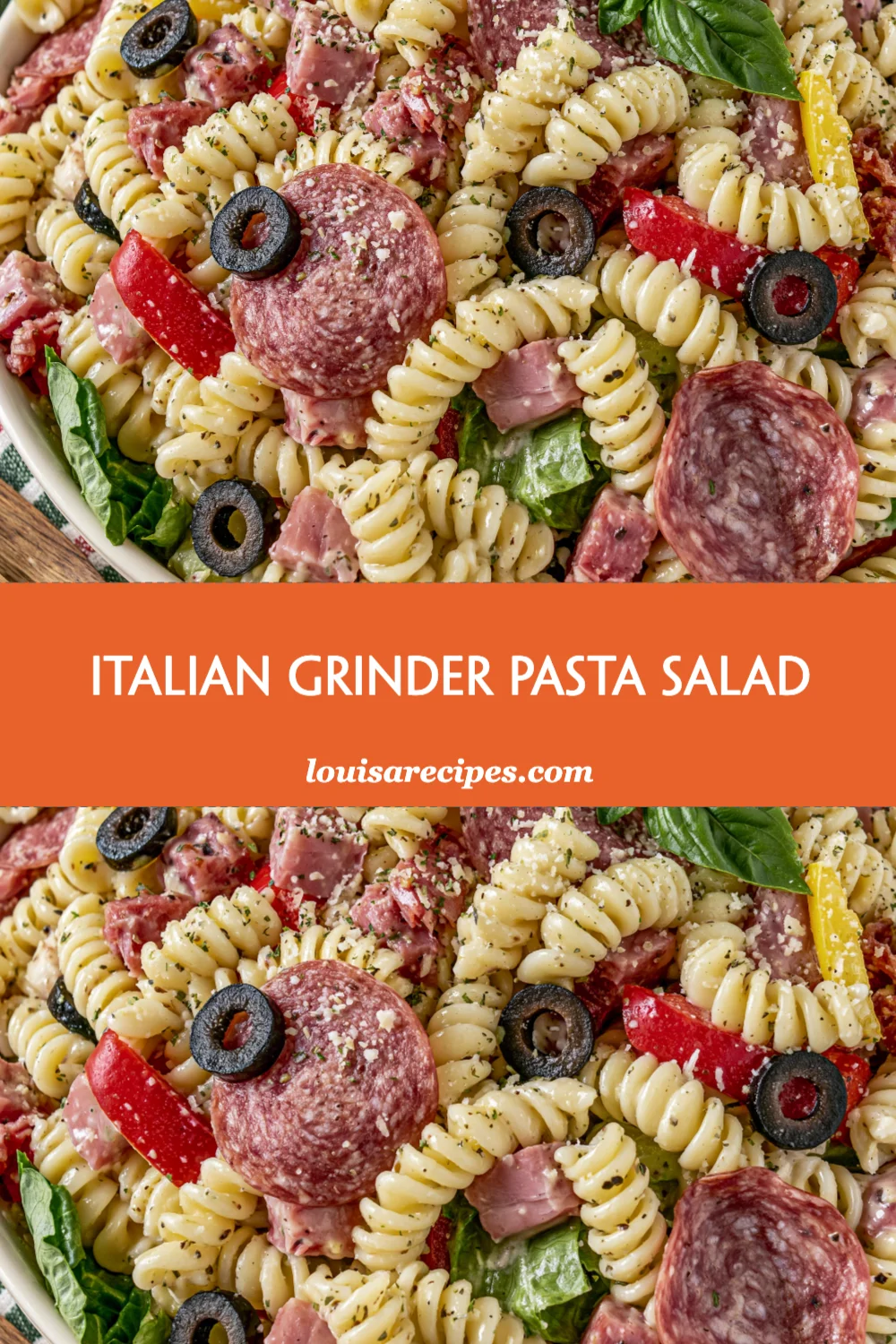 Delicious Italian Grinder Pasta Salad: A Colorful and Flavorful Summer Favorite!