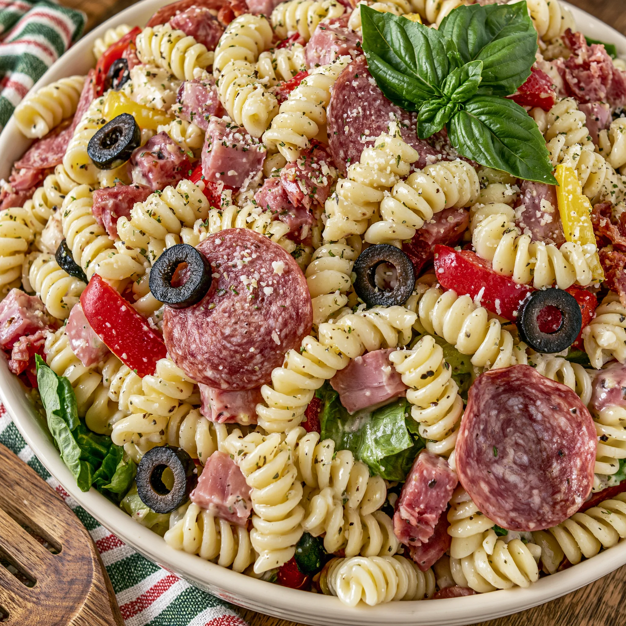 Italian Grinder Pasta Salad Recipe (Fresh and Flavorful!)