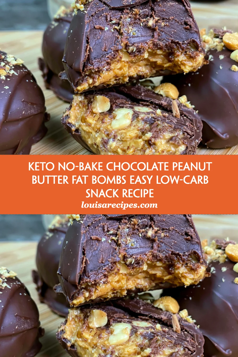Keto No-Bake Chocolate Peanut Butter Fat Bombs: Easy Low-Carb Snack Recipe You’ll Love!