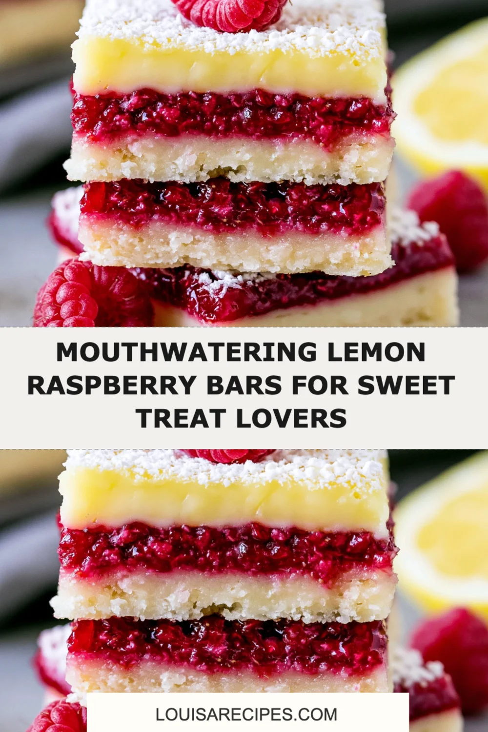 Mouthwatering Lemon Raspberry Bars That Will Brighten Your Day!