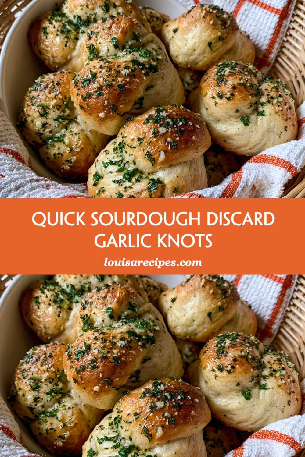 Quick Sourdough Discard Garlic Knots - Easy Recipe for Flavorful, Waste-Free Baking!