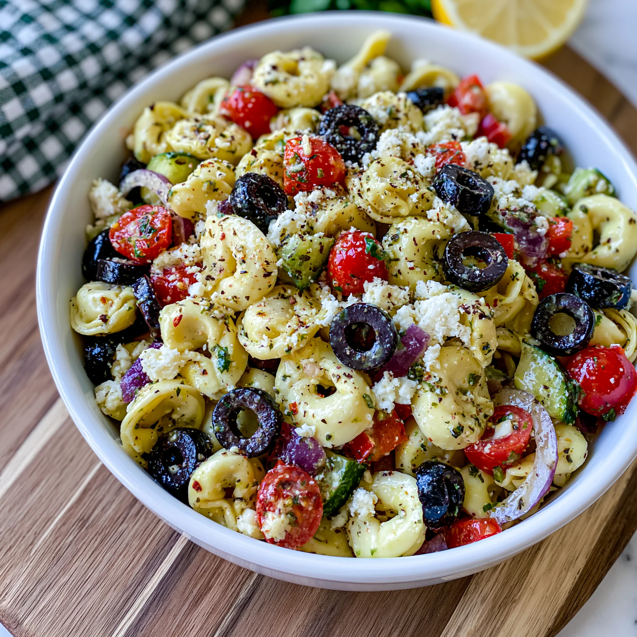 Simple Cold Tortellini Pasta Salad Recipe