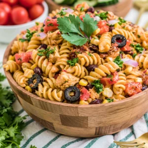 Southwest Chicken Pasta Salad Recipe (Quick and Easy!)