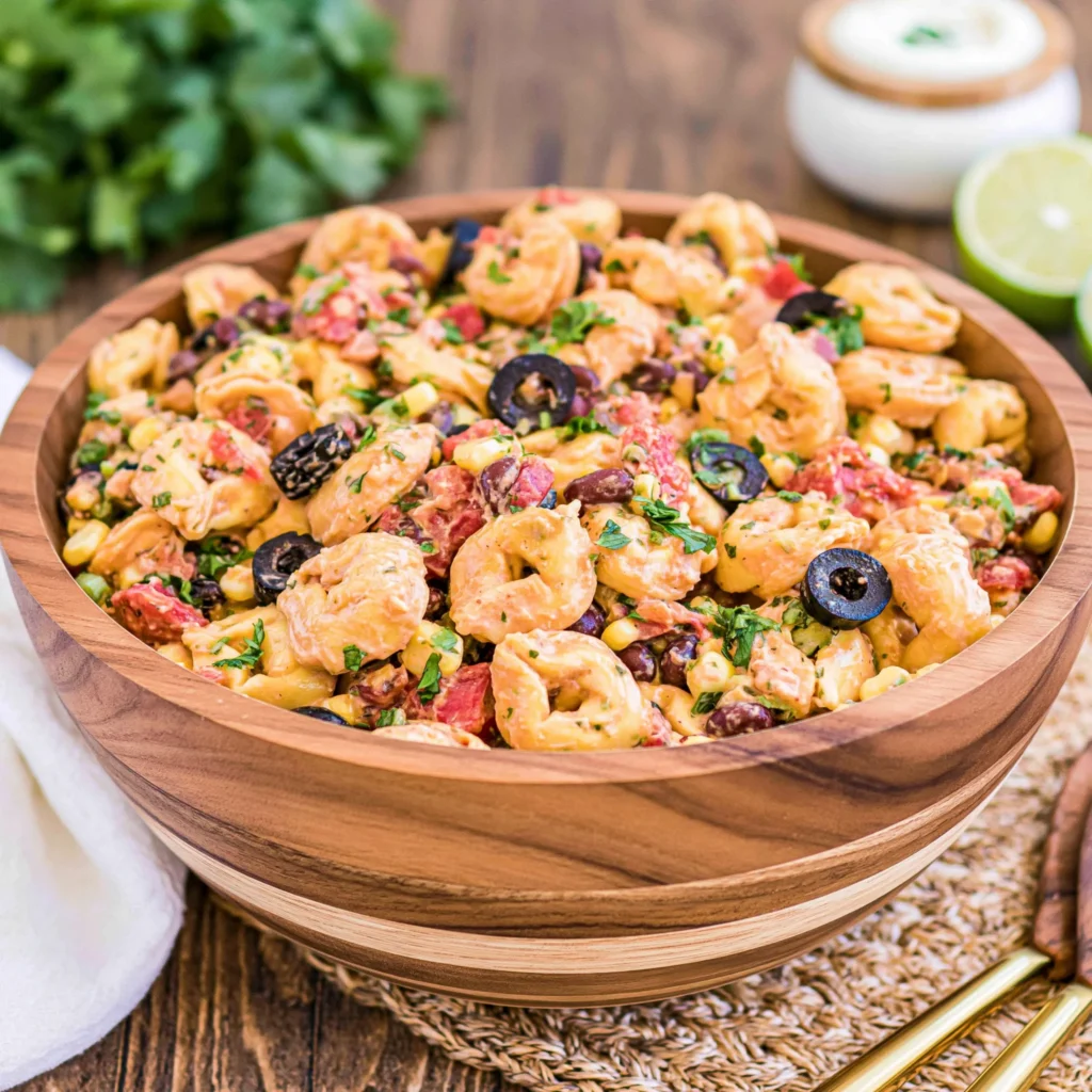 Southwest Tortellini Pasta Salad Recipe (Quick and Easy!)