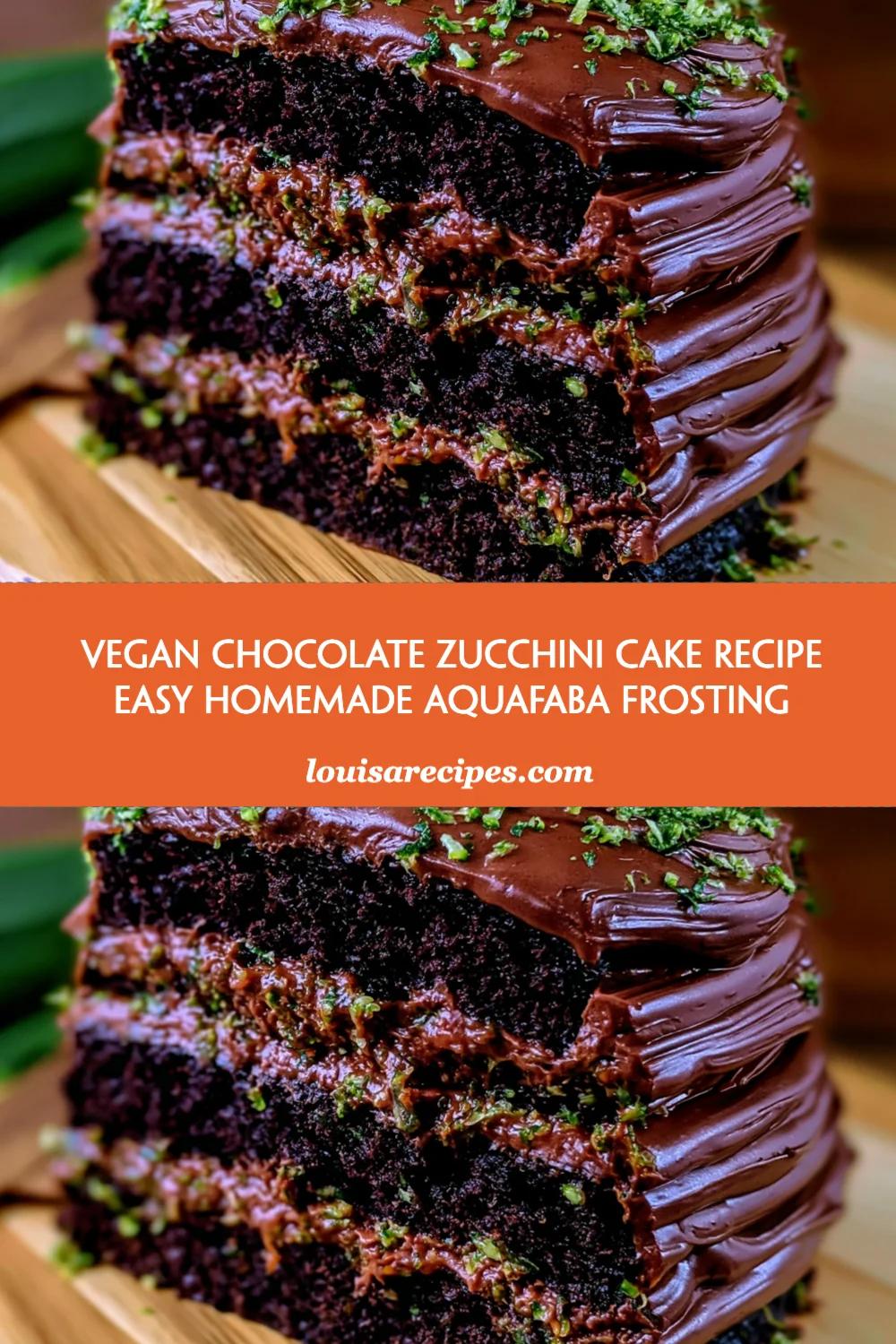 Indulge Guilt-Free with Vegan Chocolate Zucchini Cake and Easy Aquafaba Frosting Recipe