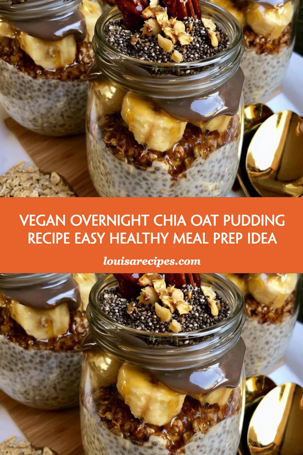 Easy Vegan Overnight Chia Oat Pudding Recipe for Healthy Meal Prep Delight!