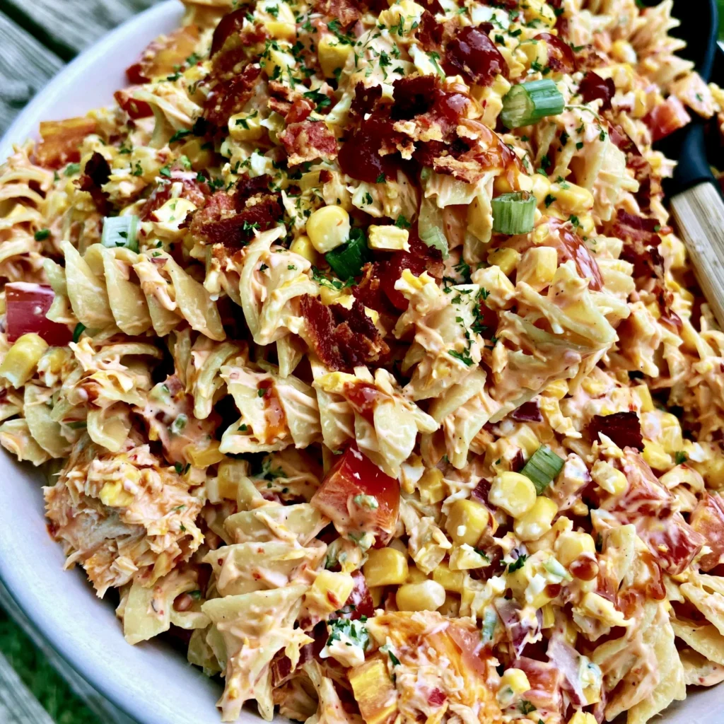 BBQ Ranch Pasta Salad Recipe (Perfect for Summer!)