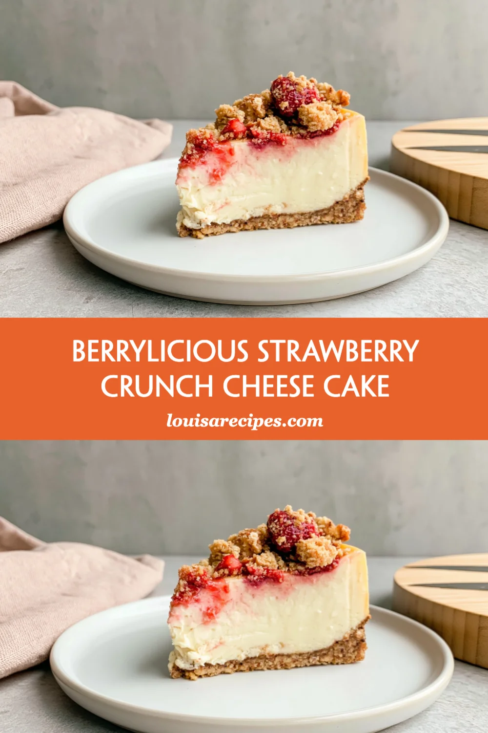 Berrylicious Strawberry Crunch Cheesecake: A Show-Stopping Dessert Everyone Will Love!