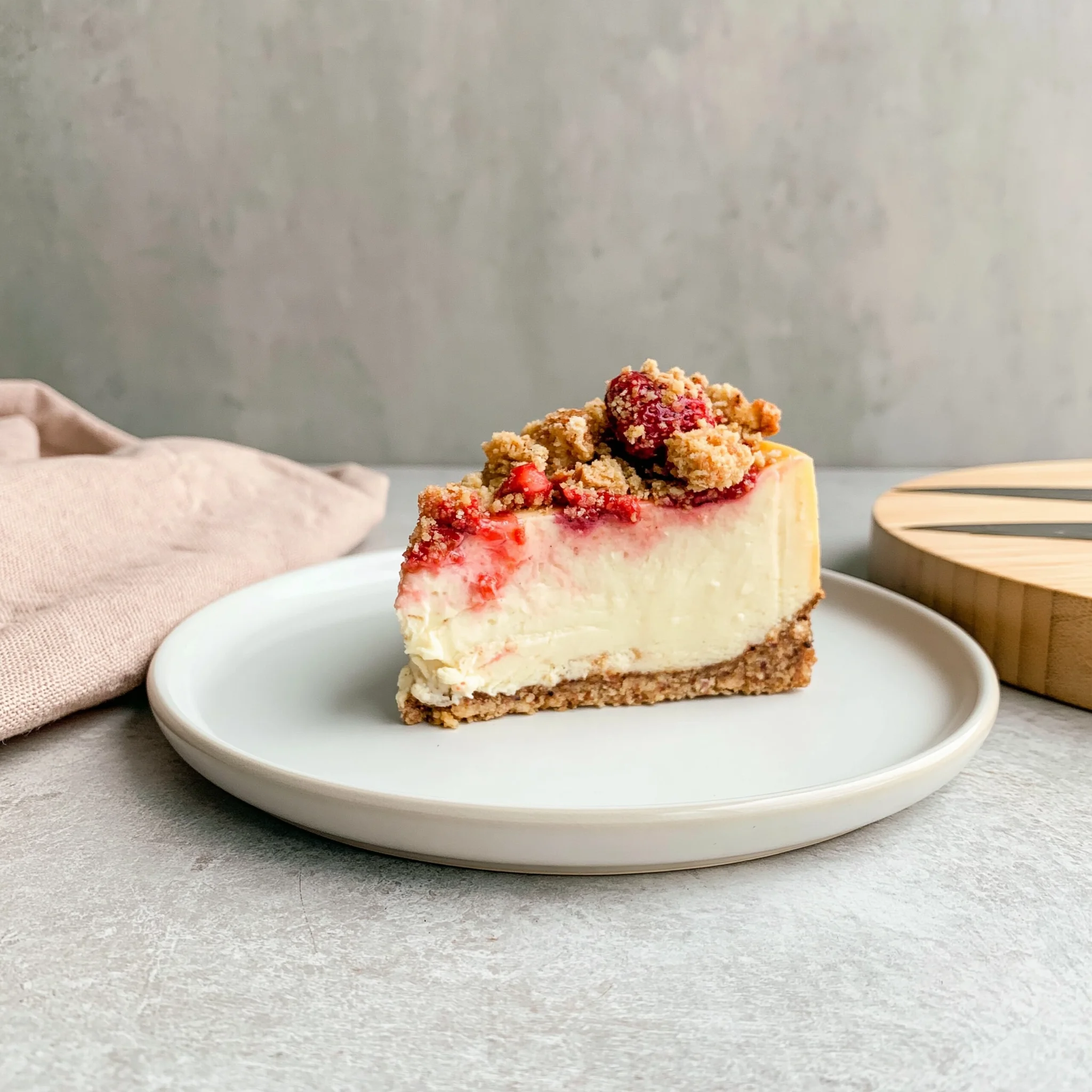 Berrylicious Strawberry Crunch Cheesecake Recipe