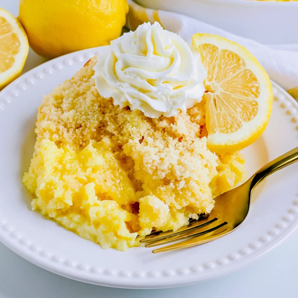 Easy Lemon Dump Cake Recipe