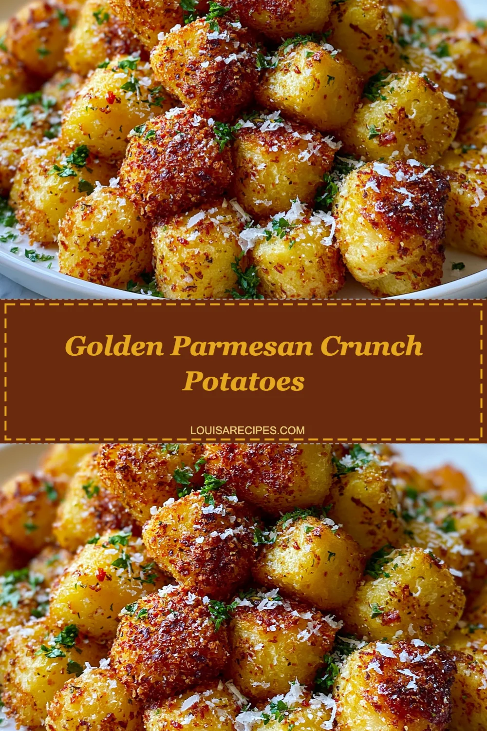 Crispy Golden Parmesan Crunch Potatoes Recipe That Will Steal the Show!