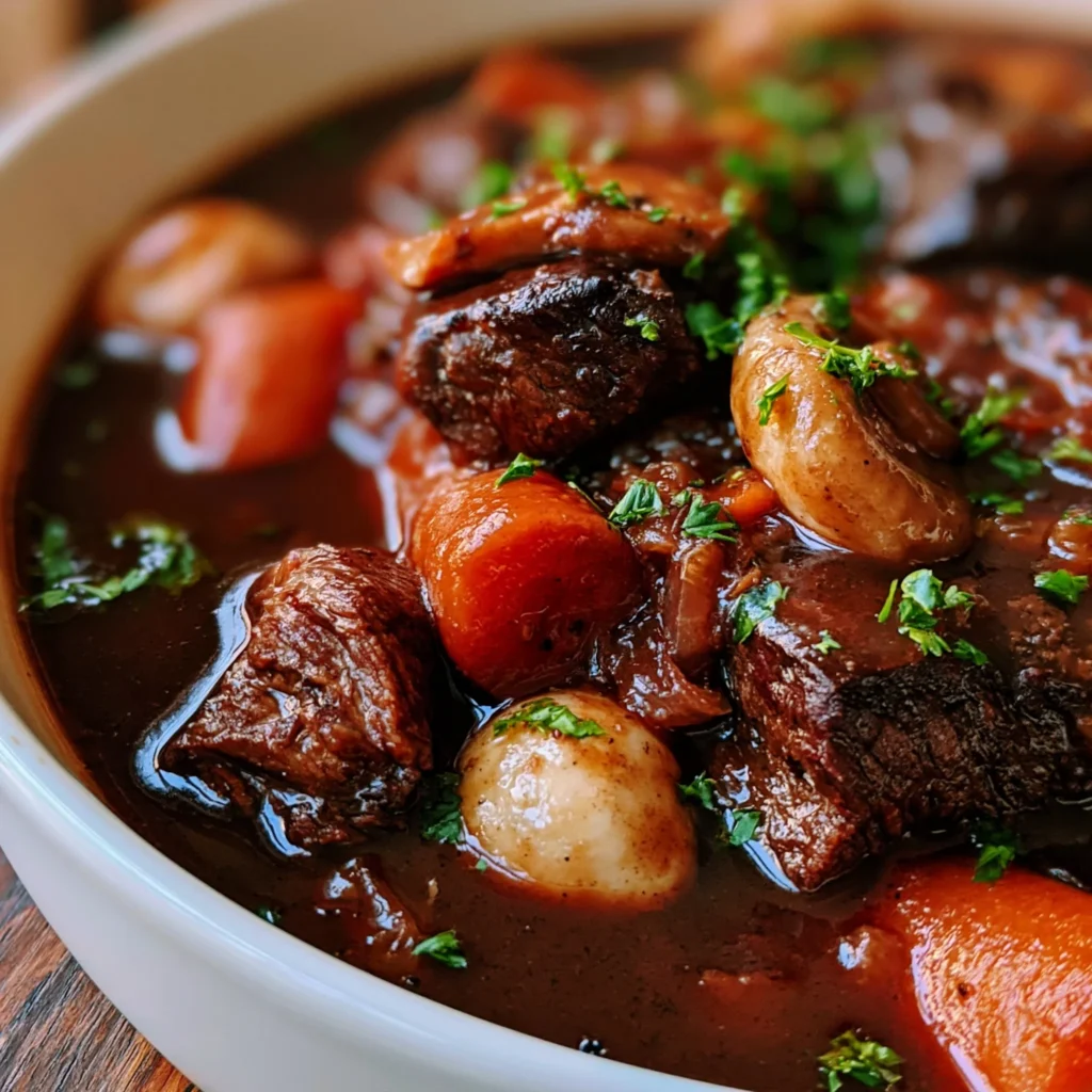 Hearty Beef Bourguignon Recipe (Comfort Food Classic)