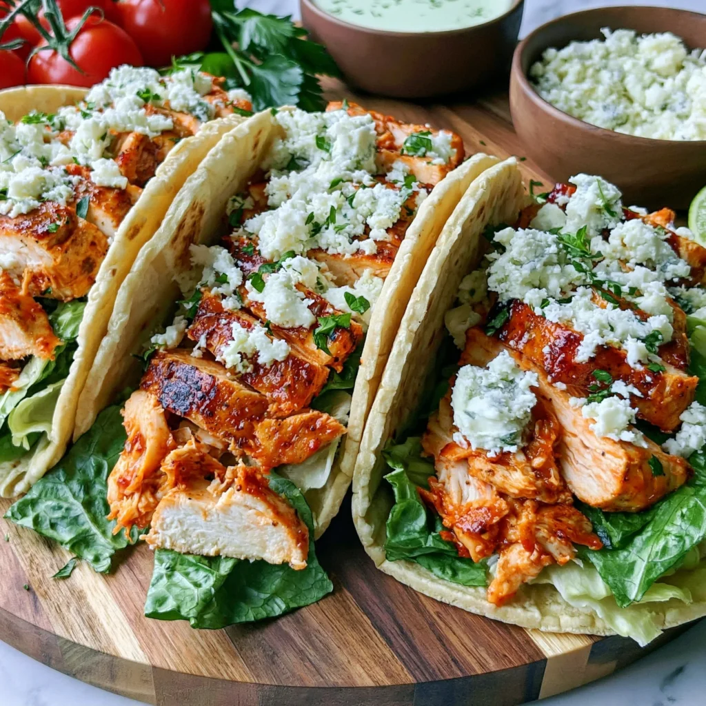 High-Protein Smash Chicken Caesar Tacos Recipe