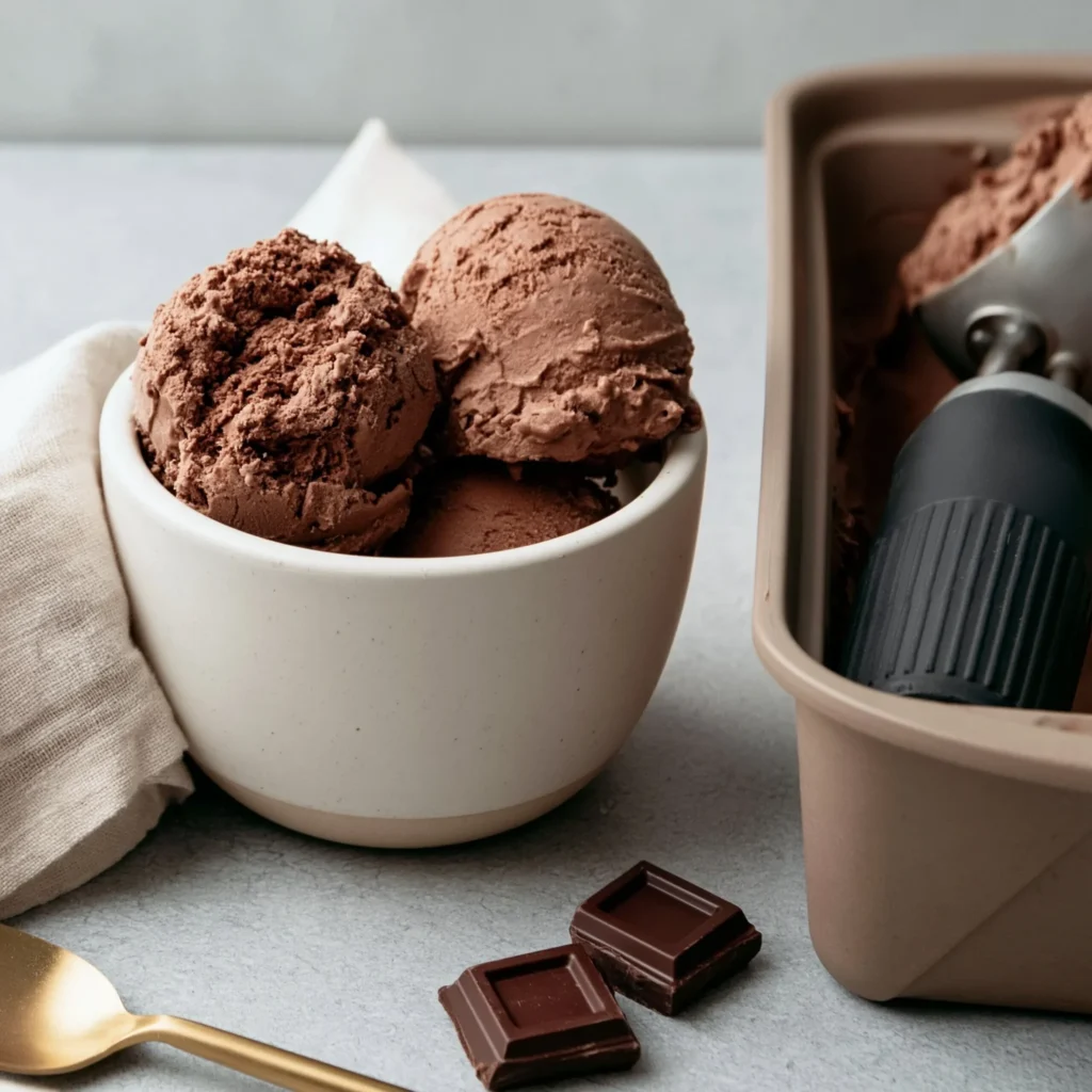 Homemade Chocolate Ice Cream Recipe (Rich and Creamy!)