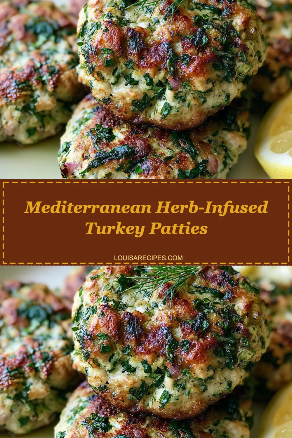 Mediterranean Herb-Infused Turkey Patties: A Flavorful & Healthy Meal You'll Love!