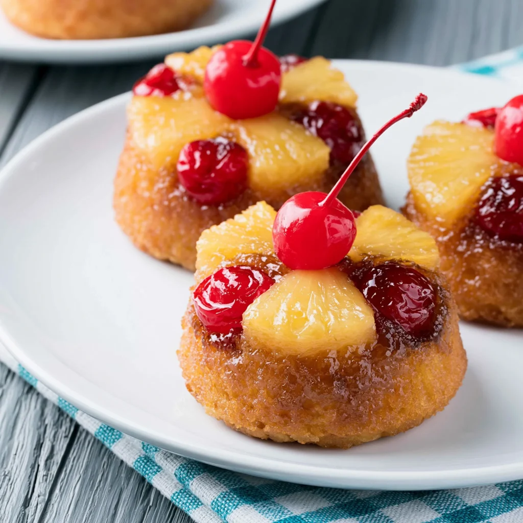 Mini Pineapple Upside Down Cakes Recipe
