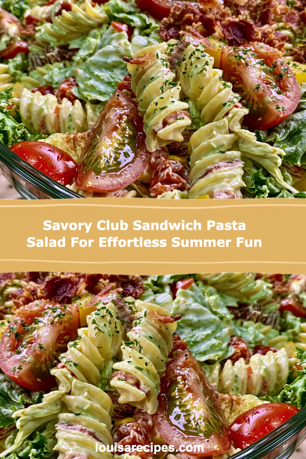 Savory Club Sandwich Pasta Salad: Effortless Recipe for Summer Gatherings and Picnics!