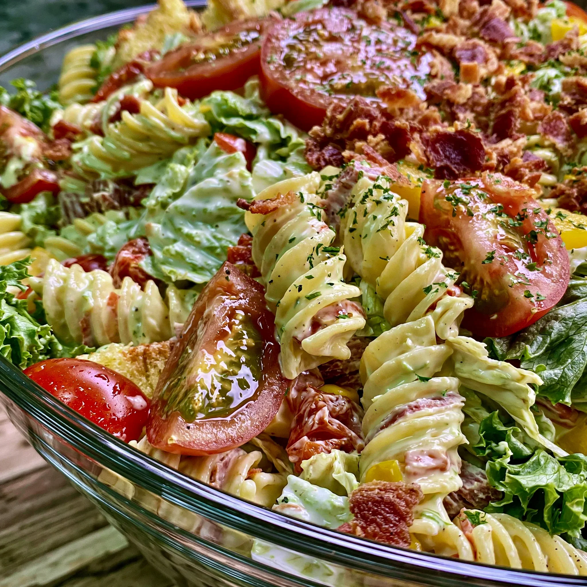 Savory Club Sandwich Pasta Salad Recipe