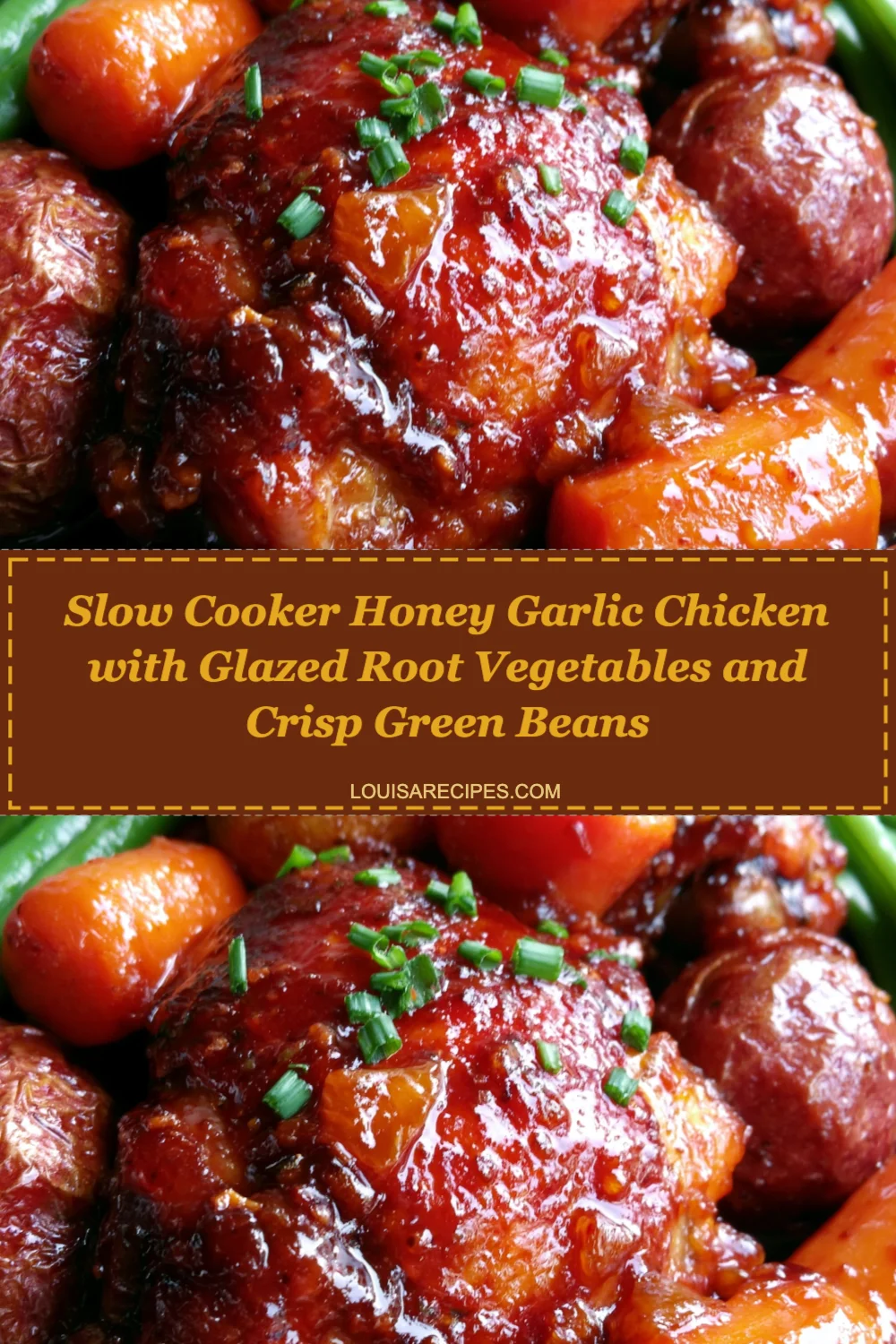 Slow Cooker Honey Garlic Chicken with Glazed Veggies for Effortless Weeknight Meals!