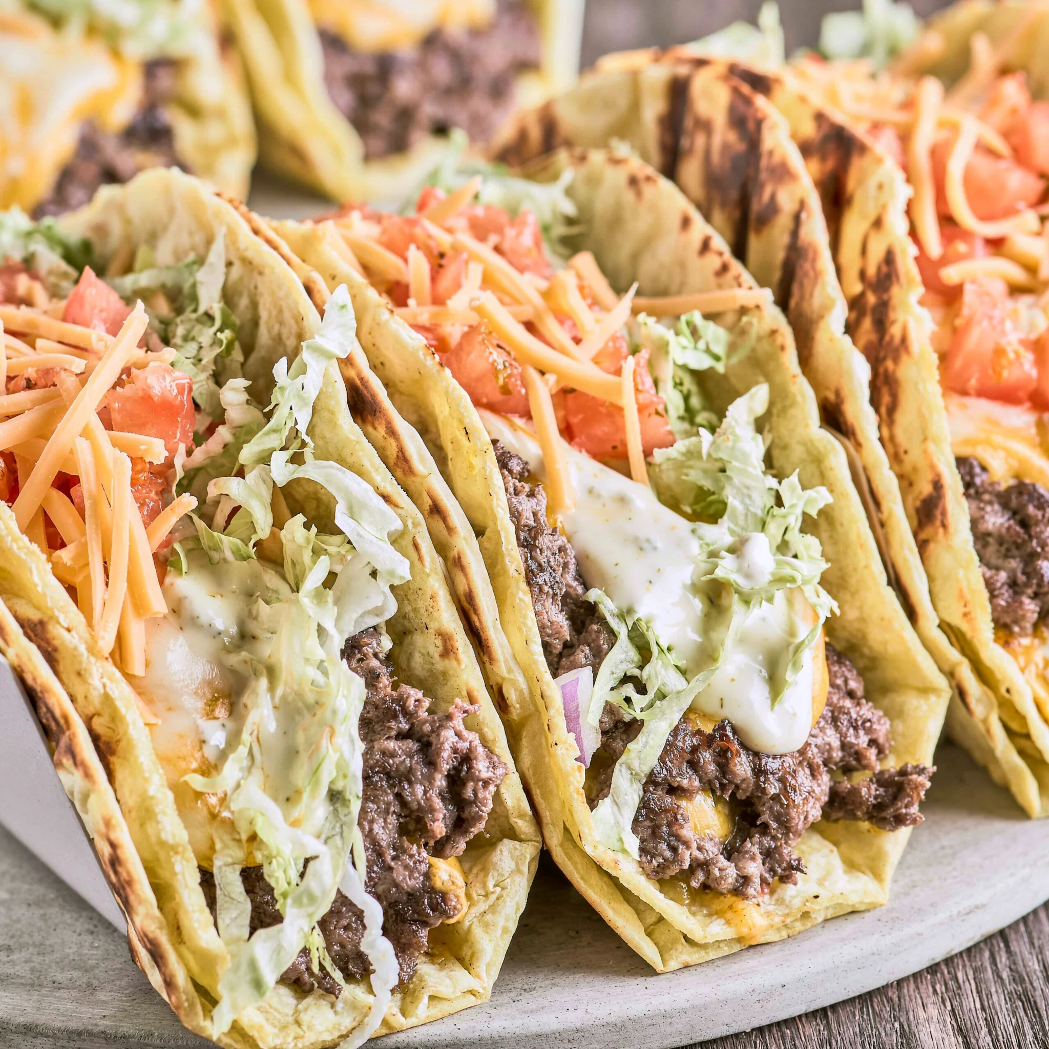 Smash Burger Tacos Recipe: Juicy Patties in Crunchy Shells!