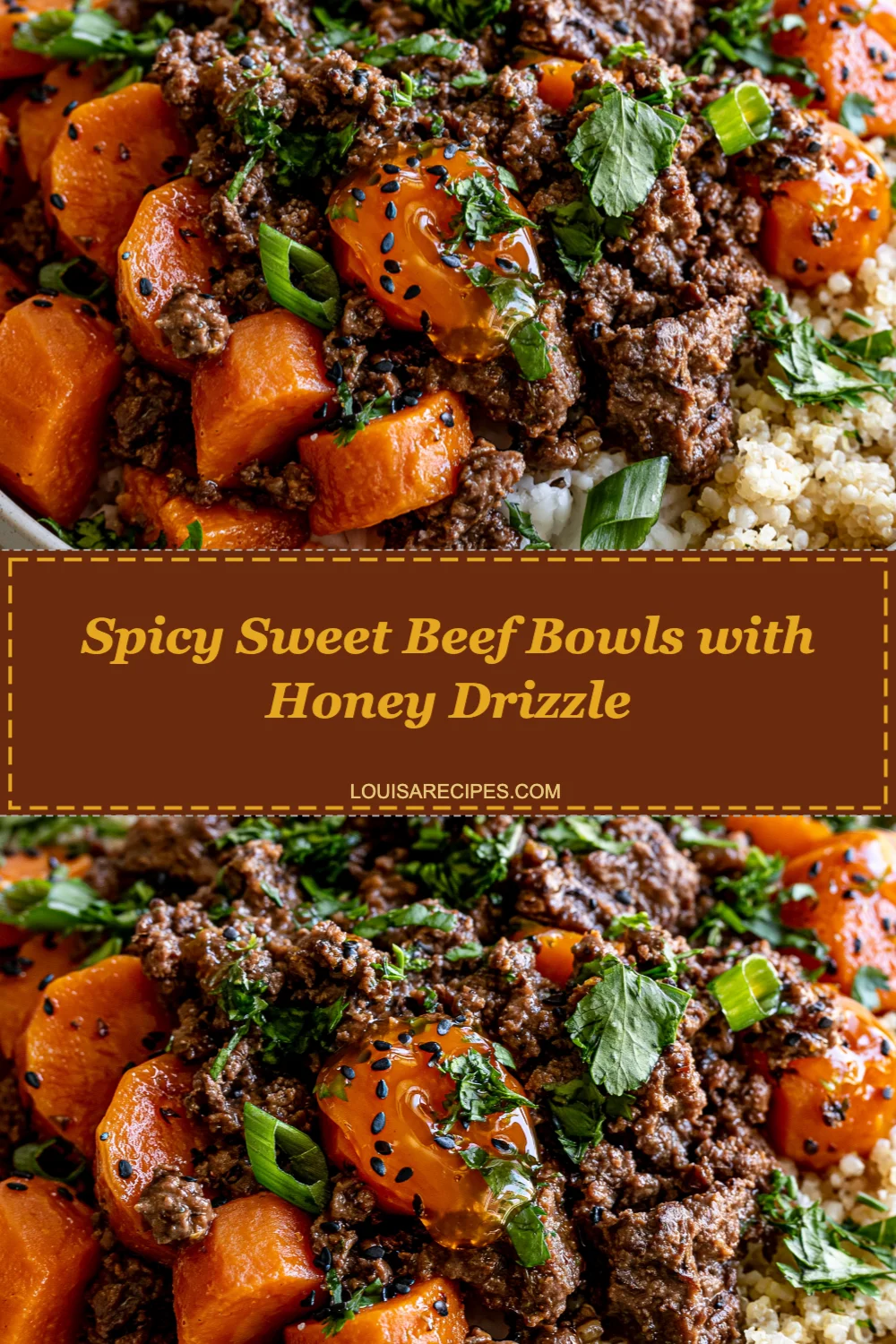 Irresistible Spicy Sweet Beef Bowls with Honey Drizzle - A Flavorful Weeknight Delight!