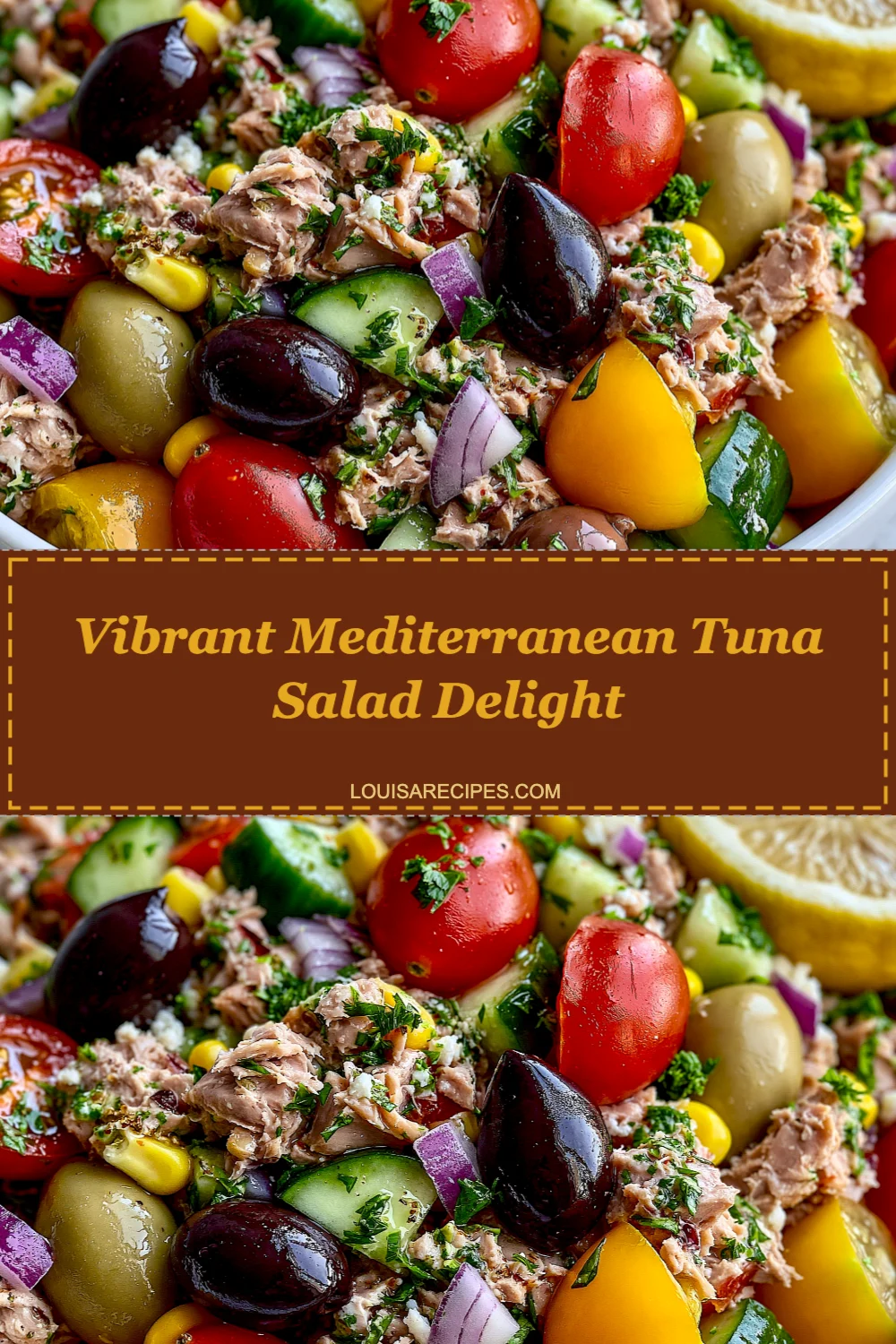 Vibrant Mediterranean Tuna Salad Delight: A Quick and Healthy Recipe You’ll Love!