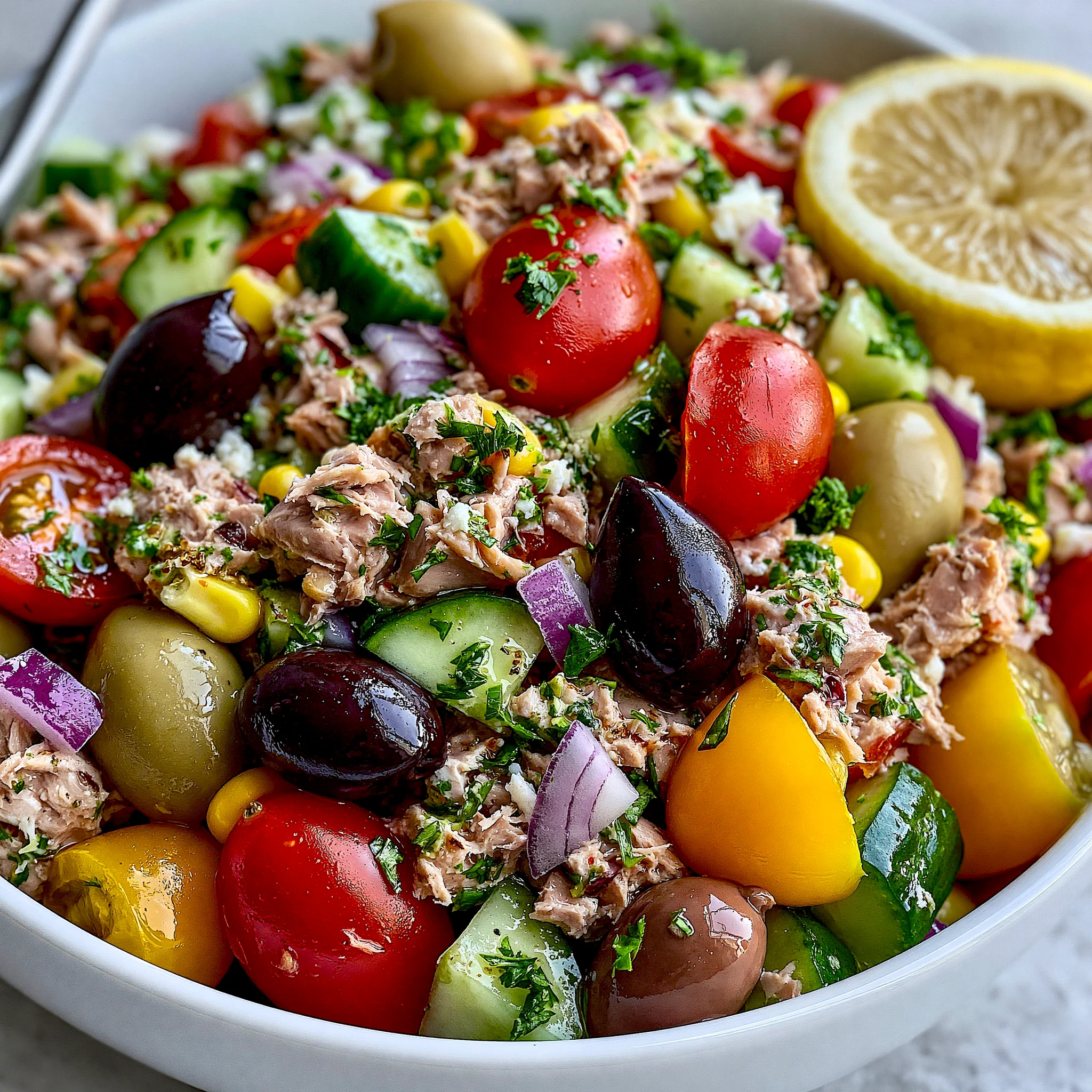 Vibrant Mediterranean Tuna Salad Recipe